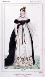 Caroline Bonaparte, ca. 1810 (gravering)