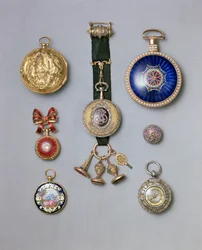 Samling av Faberge lommeur