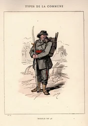 Paris Commune: kostyme til MOBILE DE 48 i "" Les Communeux