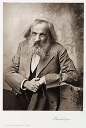 Dmitri Ivanovich Mendeleev, russisk kjemiker, fra 1905