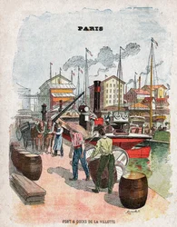 Havne i La Villette. Havne i La Villette.