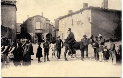 Eseltårn rundt 1900, Carcassonne (postkort)