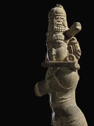 Figur av Venugopala, Sør-India, sen Chola / tidlig Vijayanagar-periode, slutten av 1200- / begynnelsen av 1300-tallet