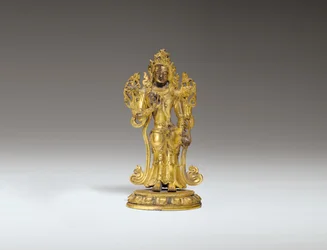 Figur av en Bodhisattva, 1700-1800-tallet