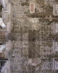 Etasje i den tidlige kristne basilikaen i Aquileia, Udine
