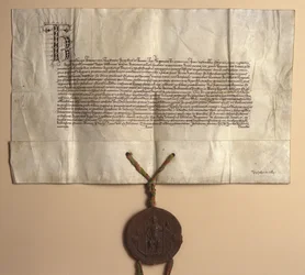Foundation Charter of Charles University (blekk på papir)