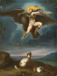 Giovanni Battista Naldini etter Michelangelo - Voldtekt av Ganymede 2020 NYR 18715 0044