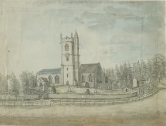Handsworth Church: vannfargemaleri, 1769