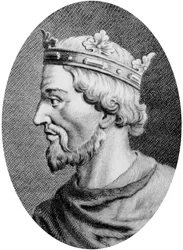 Henrik 1, fransk konge (gravering)