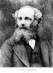 James Clerk Maxwell , skotsk fysiker, ca 1870-tallet