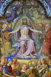 Jesus Kristus i Majestet. Klosterneuburg kloster, Wien, Østerrike