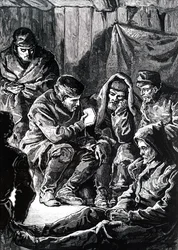 John Richardson under en Franklin overland arktisk ekspedisjon.
