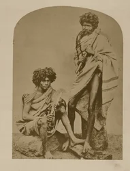 Kurumbarer fra Neelgerries, no. 431 fra "Faces of India", pub. 1872 (sepia-bilde)
