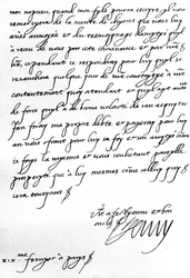 Brev fra kong Henri IV av Frankrike til Henry, prins av Wales, som takker ham for en gave av en pakke med hunder til sønnen hans, Dauphinen, som er for ung til å skrive personlig, skrevet i Paris