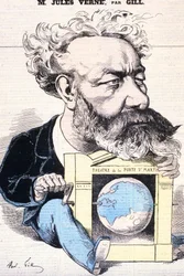 Loire Atlantique N* 183 - Nantes - Jules Verne Museum - Tegneserie av Gill