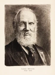 Lord Kelvin , skotsk ingeniør, matematiker og fysiker, ca 1900