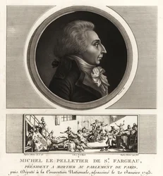 Louis-Michel le Peletier, markis av Saint-Fargeau (1760-1793), fransk politiker og martyr under den franske revolusjonen
