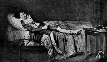 Ludvig XVII (1785–1795) satt lenge i sin celle i tempelfengselet, hvor han hadde holdt fanget siden 13. august.