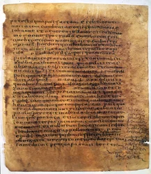 Manuskriptrull: en palimpsest.