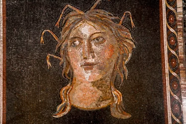 Marine gudinne. 3. århundre, mosaikk
