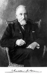 Matthew Algernon Adams, britisk øyelege, ca 1900
