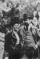 Max Weber og hans kone, ca. 1900