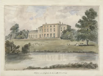 Milford House: vannfargemaleri, 1848