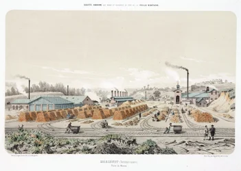 Gruvedrift, metallmalm Sinkmalm, Neutral Moresnet (Moresnet nøytre)