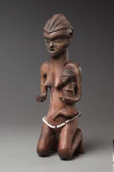 Mor-og-barn-figur, slutten av 1800-tallet-begynnelsen av 1900-tallet