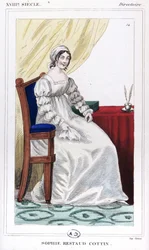 Mrs. Cottin, ca. 1810 (gravering)