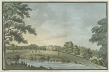Needwood - Brickley Lodge: vannfargemaleri, 1786