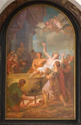 Sognekirke (Vår Frues sognekirke). Interiør. Maleri.