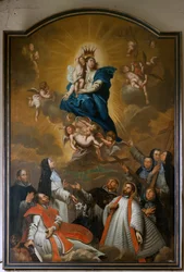 Sognekirke. Interiør. Maleri.