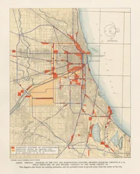 Plate LXXIII fra Plan of Chicago