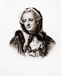 Portrett av Frankrikes dronning Marie Lescszinska, Frankrikes dronning (Leczinska, Lescszinka eller Leszinka)