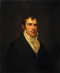Robert Fulton , amerikansk kunstner og oppfinner, ca 1800