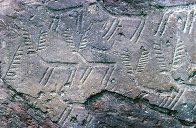 Helleristninger i Massi di Cemmo nasjonale arkeologiske park, Val Camonica (UNESCOs verdensarvliste)