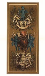 Rococo veggpaneler i Louvre, Paris