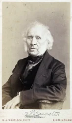 Sir David Brewster , skotsk fysiker, ca 1860