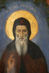 St. Anthony-ikon, 20150507, Nicosia, Kypros