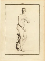 Statue av Venus, romersk gudinne for kjærlighet, skjønnhet, sex og fruktbarhet
