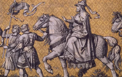 The Fürstenzug (Prosession of Princes) (keramiske fliser)