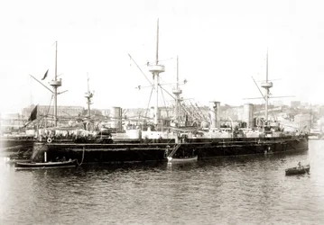 Den italienske torpedoen «Etna» cirka 1885.