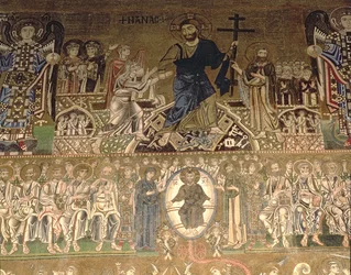 Den siste dommen, detalj om Kristus-dommen