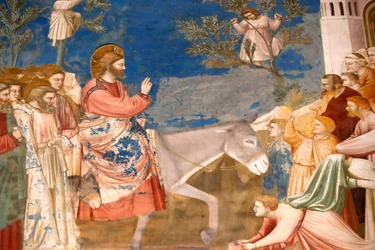 Scrovegni-kapellet. Fresco av Giotto