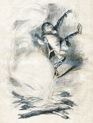 Tracassin-dvergen. (Illustrasjon, ca. 1910)
