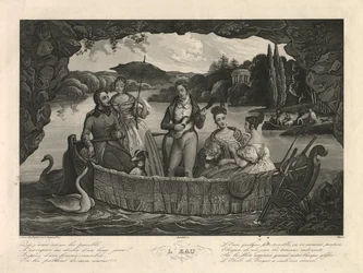 The Water, Paris, ca. 1835 (gravering)
