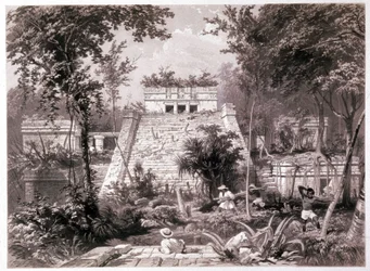 Castillo: ruinene av Maya-slottet i Tulum, Yucatán, Mexico