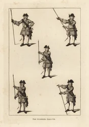 De stående saluttøvelsene