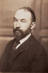 Thomas Hardy (1840-1928) (sepia-bilde)